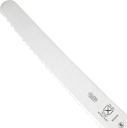 Mercer Culinary M23210 Millennia Black Handle, 10-Inch Wide Wavy Edge, Bread - Image 5