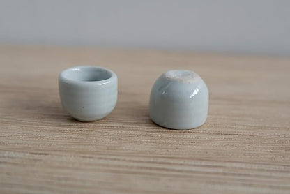 1shopforyou Mini Ceramic Japanese Style Handmade Tea Cups – Set of 10 - Image 6
