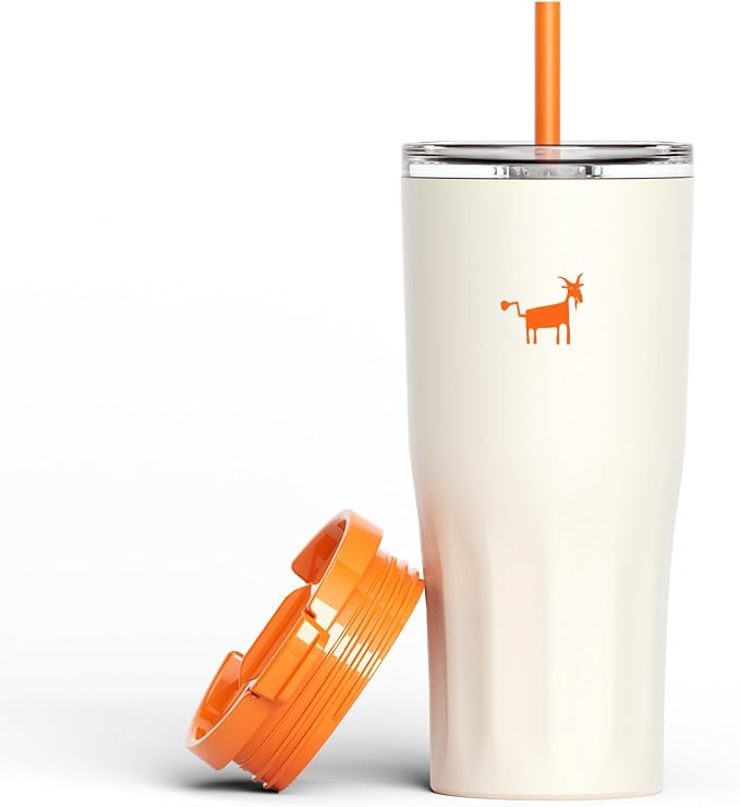 CHEERFUL GOAT Ceramic Lined Coffee Travel Mug – Stainless Steel Travel Coffee by CheerfulGoat
