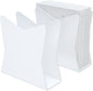 SILUT 2 Pack Napkin Holder for Table, Acrylic Napkins Holder, Compact Napkin Dispenser for Kitchen Table, Cocktail Napkin Holder for Bar, Banquet, Restaurant, Freestanding Napkins Holder - White