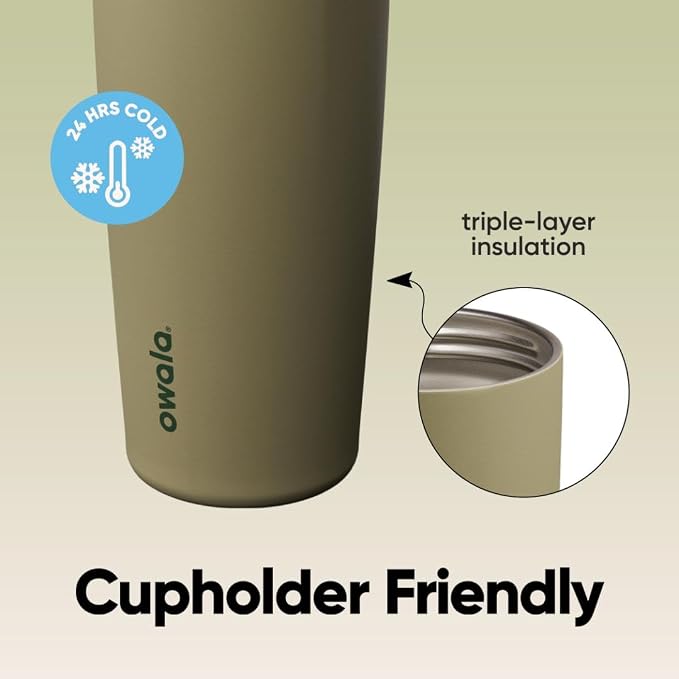 Owala FreeSip Sway Stainless Steel Water Bottle 30 oz Off Road - Image 4