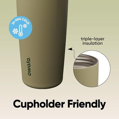 Owala FreeSip Sway Stainless Steel Water Bottle 30 oz Off Road - Image 4