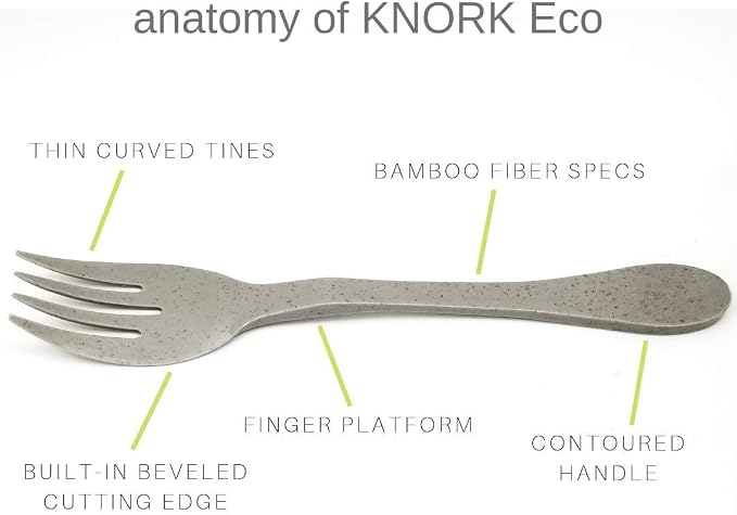 Knork Eco Togo Ware Reusable Bamboo astrik Eco Plant-Based Utensil Lunch Pack - Image 3