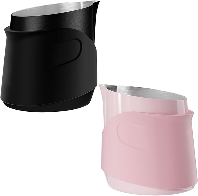 Handleless Milk Frothing Pitcher Stainless Steel Steamer Cup - Image 4