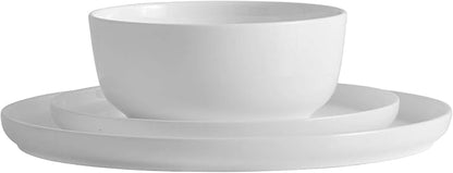 Mikasa 5266100 Samantha Chip-Resistant 16 Piece Set, Service for 4 White