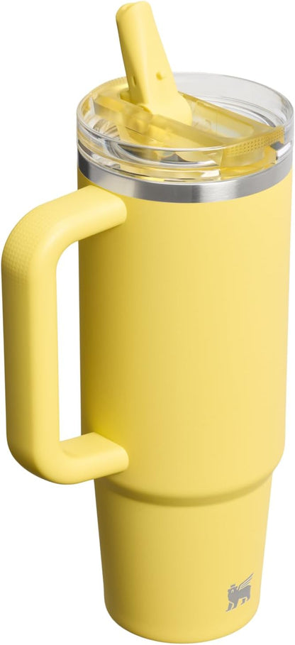 STANLEY Quencher ProTour Flipstraw Tumbler, 30 oz, Daffodil | Built-In Straw & - Image 2