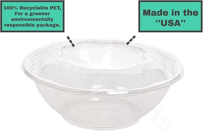 Disposable Plastic Salad Bowls - Image 3