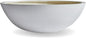 6.9" H x 19.7" D Round Bowl Fiberstone Planter for Succulent and Lotus with Drainage Hole, Smooth Finishes, Weather Resistant, Included 2 Extra Coco Mats (White, 17.9" Pot Opening)