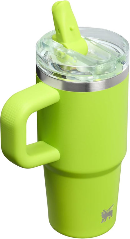 STANLEY Quencher ProTour Flipstraw Tumbler, 14 oz, Chartreuse | Built-In Straw - Image 3