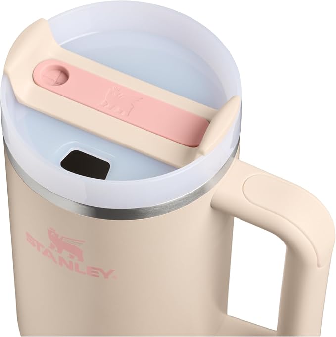 STANLEY Quencher H2.0 Flow State Tumbler, 40 oz, Champagne | Handle and Straw | - Image 2