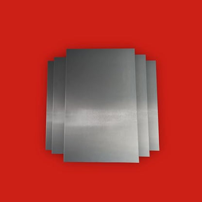Metoro 16-Gauge 18" x 12" 5 Pack Mild CRS Steel Sheet - Formable, Weldable, Magnetic, Smooth Surface - Industrial-Grade Metal Plate for DIY Projects, Fabrication, and More. (5, .060 18 x 12)