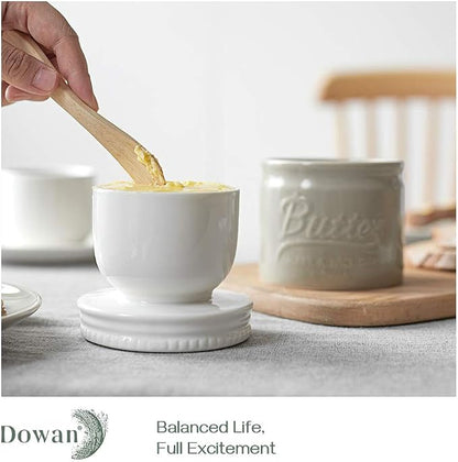 DOWAN Butter Keeper, French Butter Dish, Ceramic Candy Servers - Image 7