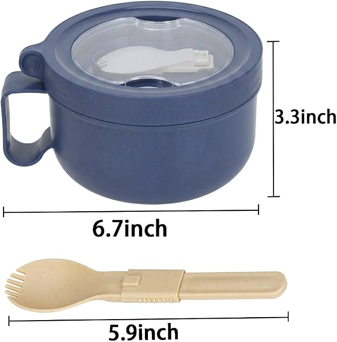 Unbreakable Microwave Soup Mugs - Image 2
