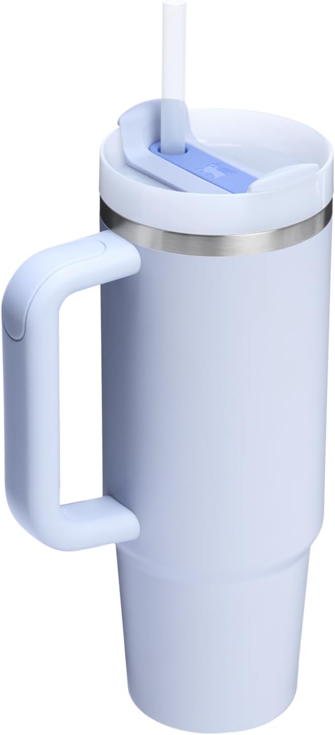 STANLEY Quencher H2.0 Flow State Tumbler, 30 oz, Dew Drop | Handle and Straw | - Image 3