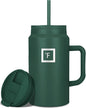 IRON °FLASK Co-Pilot Insulated Mug w/Straw & Flip Cap Lids by IronFlask