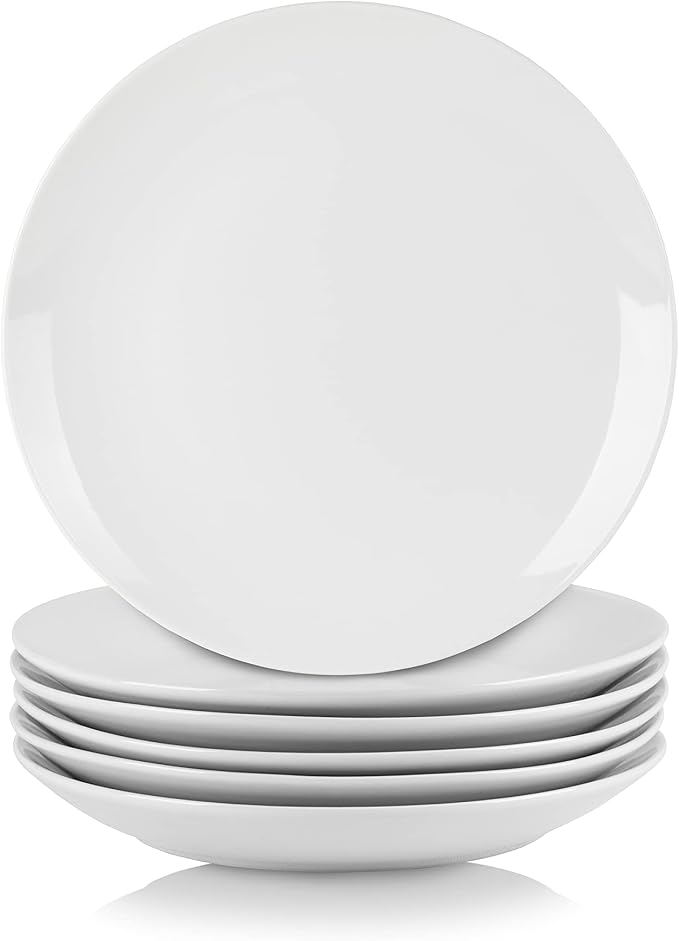 10 Strawberry Street Simply White 7.5" Coupe Salad Plate by 10StrawberryStreet