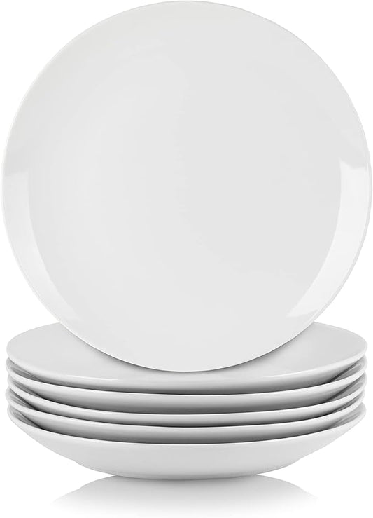 10 Strawberry Street Simply White 7.5" Coupe Salad Plate by 10StrawberryStreet