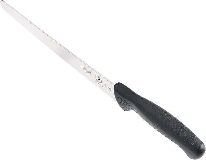 Mercer Culinary M23412 Millennia Black Handle, Wide Fine Sawtooth Blade - Image 3