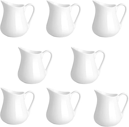Gurygo 8 Pack 4 Oz Classic White Creamer by FocusonHomeKitchen