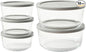 10-Piece Glass Food Storage Containers Set | 4-Cup & 6.5-Cup, Leakproof | by DuraLiving