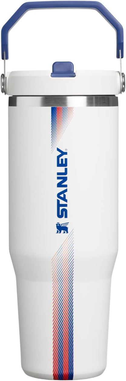 STANLEY IceFlow 2.0 Flip Straw Tumbler, 30 oz, Team White Dark Blue | Easy by Unknown