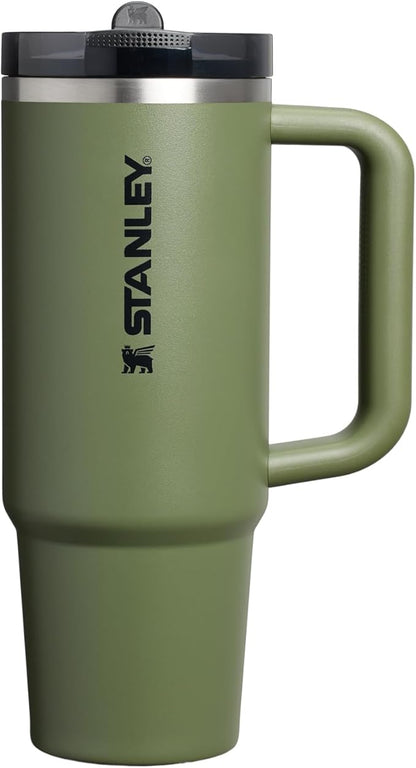 STANLEY Quencher ProTour Flipstraw Tumbler, 30 oz, Dried Pine | Built-In Straw by Unknown
