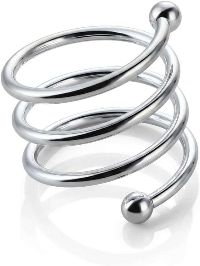Napkin Ring Set of 8, Metal Serviette Holders - Image 6