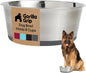 GORILLA GRIP Dog Bowl, Holds 8 Cups, Food Grade 304 Stainless Steel Food and by Unknown