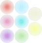 Acrylic Round Coasters, For Drinks, Cup Coasters for Home Bar Office Tabletop by Unknown