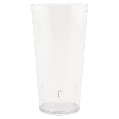 G.E.T. 6632-1-CL-EC Heavy-Duty Plastic Restaurant Tumblers, 32 Ounce, by GET