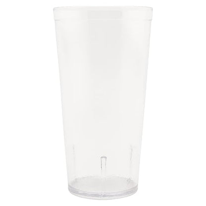 GET 24 oz Clear Plastic Tumbler | Dishwasher safe, Shatterproof, Restaurant - Image 2