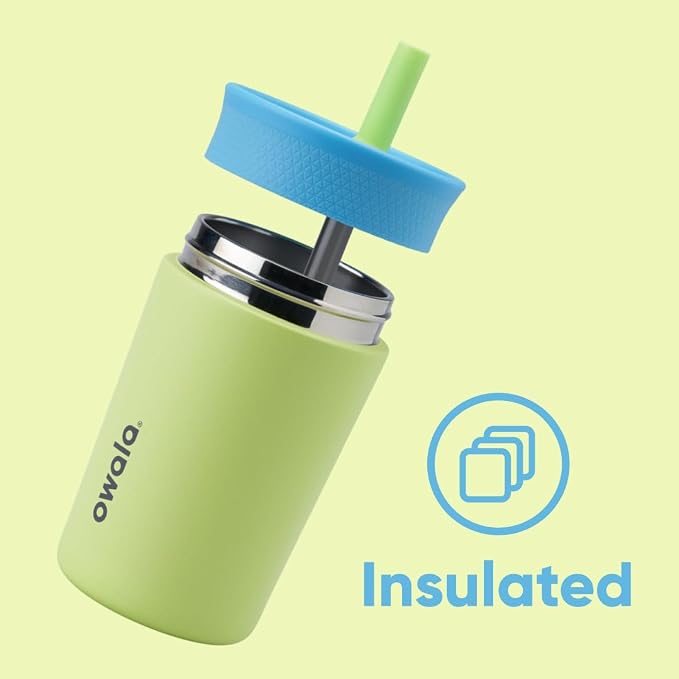 Owala Tumbler Kids Stainless Steel Water Bottle 12 oz Turtley Awesome | - Image 3