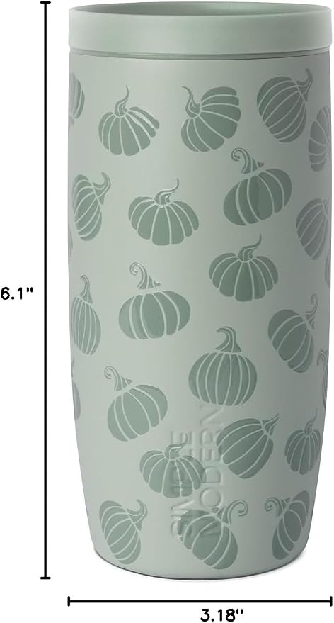 Simple Modern Halloween Travel Coffee Mug 360° Lid | 16oz | Pumpkins | Voyager - Image 12
