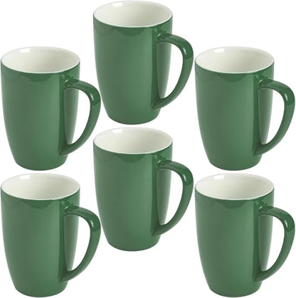 homEdge Porcelain Mug Set, 16 Ounces Cup by homEdge