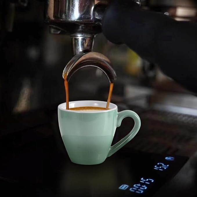 homEdge Porcelain Espresso Shot Cup Set - 80 ml / 2.67 oz - Image 7