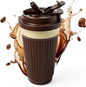 Vacuum Insulated Stainless Steel Travel Coffee Mug, Leak Proof Cup by SPLMIFA