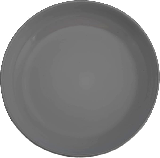 Elanze Designs Bistro Glossy Ceramic 8.5 inch Shallow Pasta Dinner Bowls Set of - Image 4