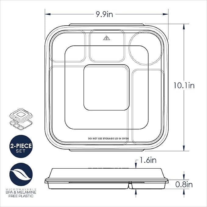 Nordic Ware Divided Meal Tray - Image 5