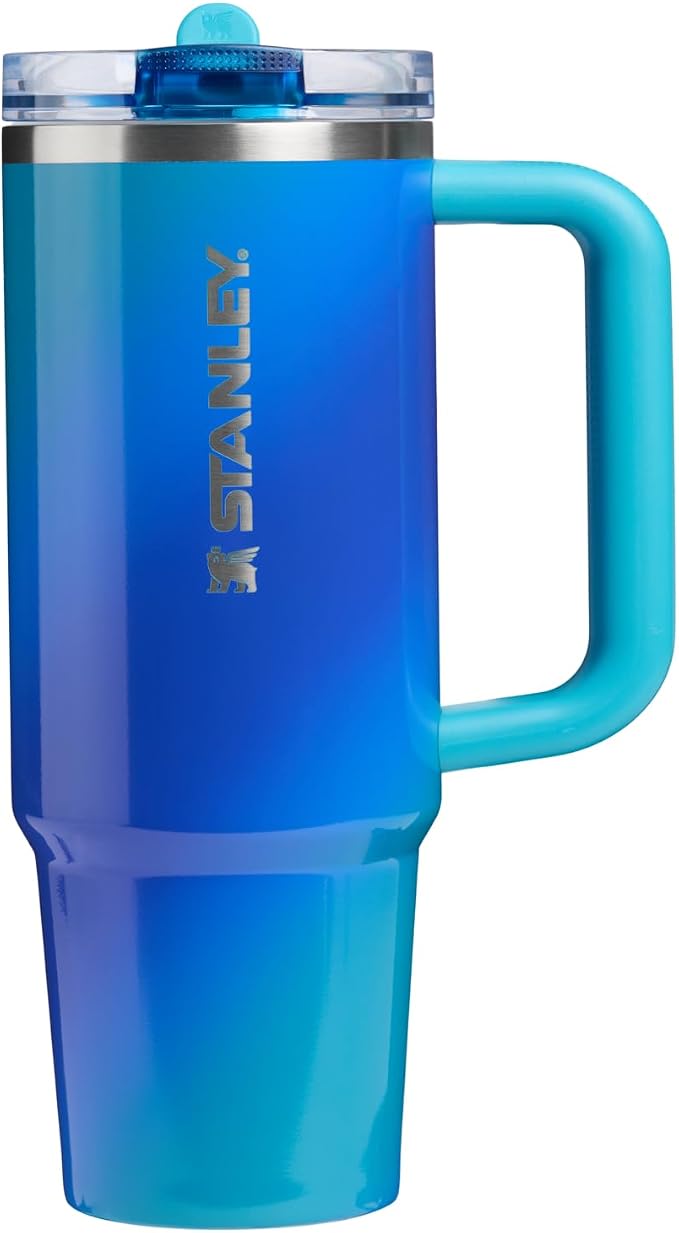 STANLEY Quencher ProTour Flipstraw Tumbler, 30 oz, Sea Glass Aura | Built-In by Unknown