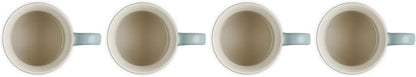 Le Creuset Stoneware Vancouver Mug, 14 oz. each, Sea Salt - Image 4