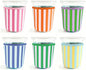 FYSUIMU 6Pcs Stripe Neoprene Cup Sleeves Reusable Iced Coffee Sleeves by FYSUIMU