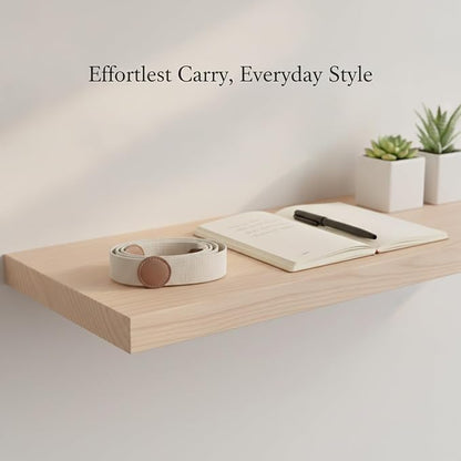Adjustable PU Leather Cup Carrier Strap - Image 3