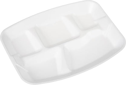 Hefty Everyday Soak-Proof Foam Compartment Tray, 9x11 Inch, Soak-Proof - Image 3