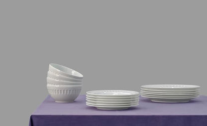 kanthea Bone China Appetizer Plates Set of 4, Serving Dishes - Image 8