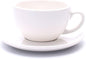 Coffeezone Latte Art Ceramic Cup and Saucer Cappuccino Fine Porcelain, Mate by Coffeezone