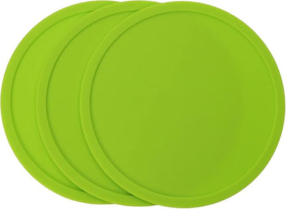 ONLYKXY 3 Pieces 3.93 Inch Silicone Coasters, Round Coasters by Unknown