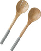 Folkulture Wooden Salad Servers, Salad Tongs by FOLKULTURE