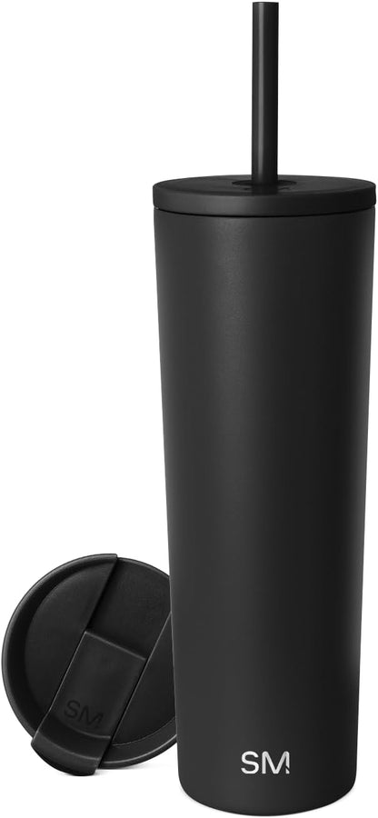 Simple Modern Iced Coffee Tumbler, Insulated | 28oz | Black | Reusable by Unknown