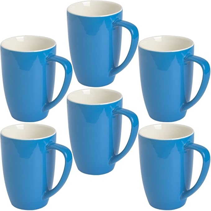 homEdge Porcelain Mug Set, 16 Ounces Cup by homEdge