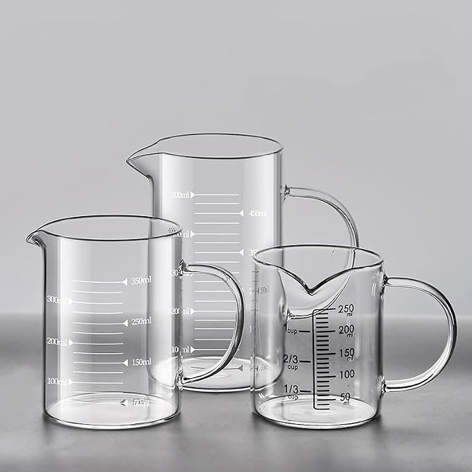 Glass Measuring Cup 16Oz/500ml Easy to Read V-Shaped Spout - Image 4